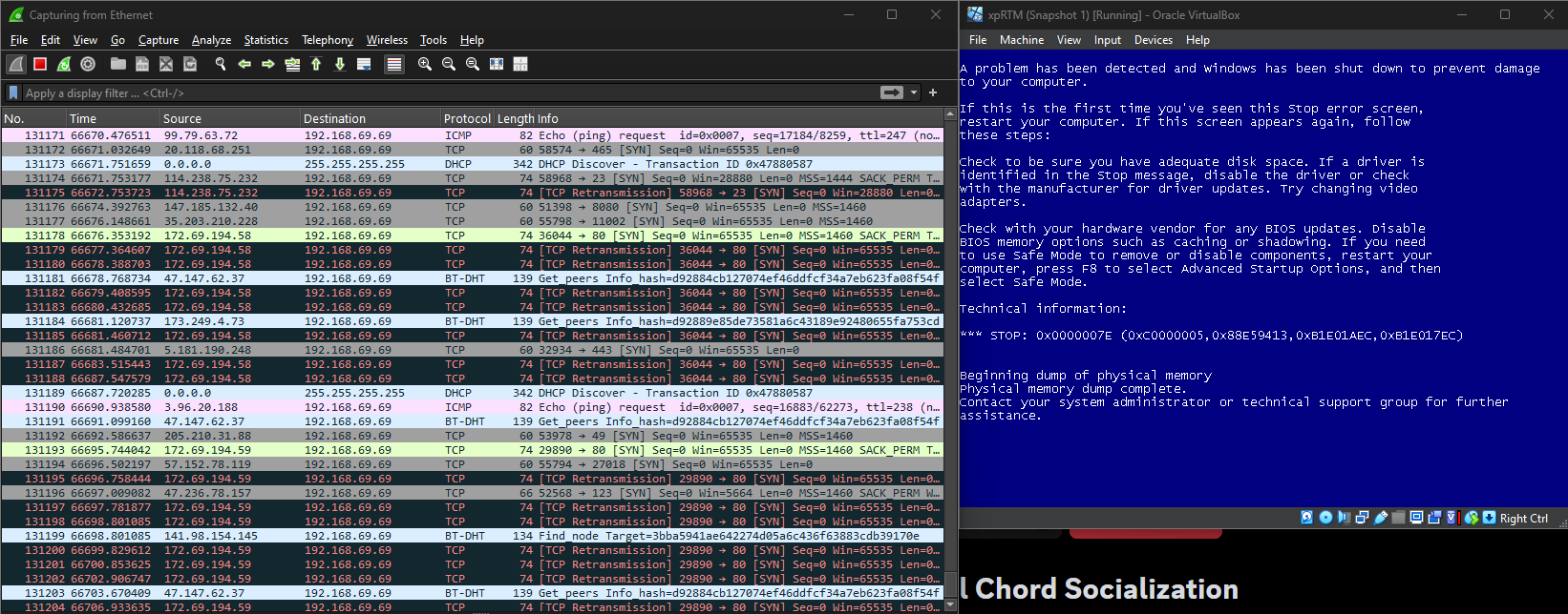 crashed VM